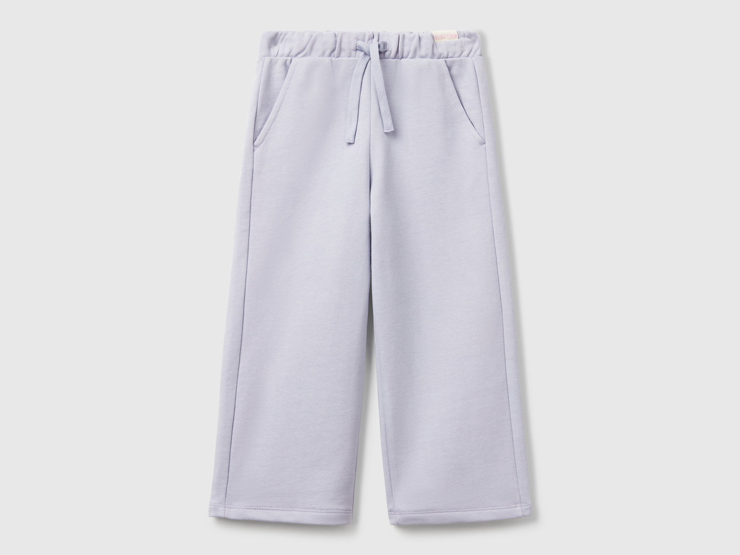 Pantaloni wide fit da bimba pervinca | Benetton Outlet