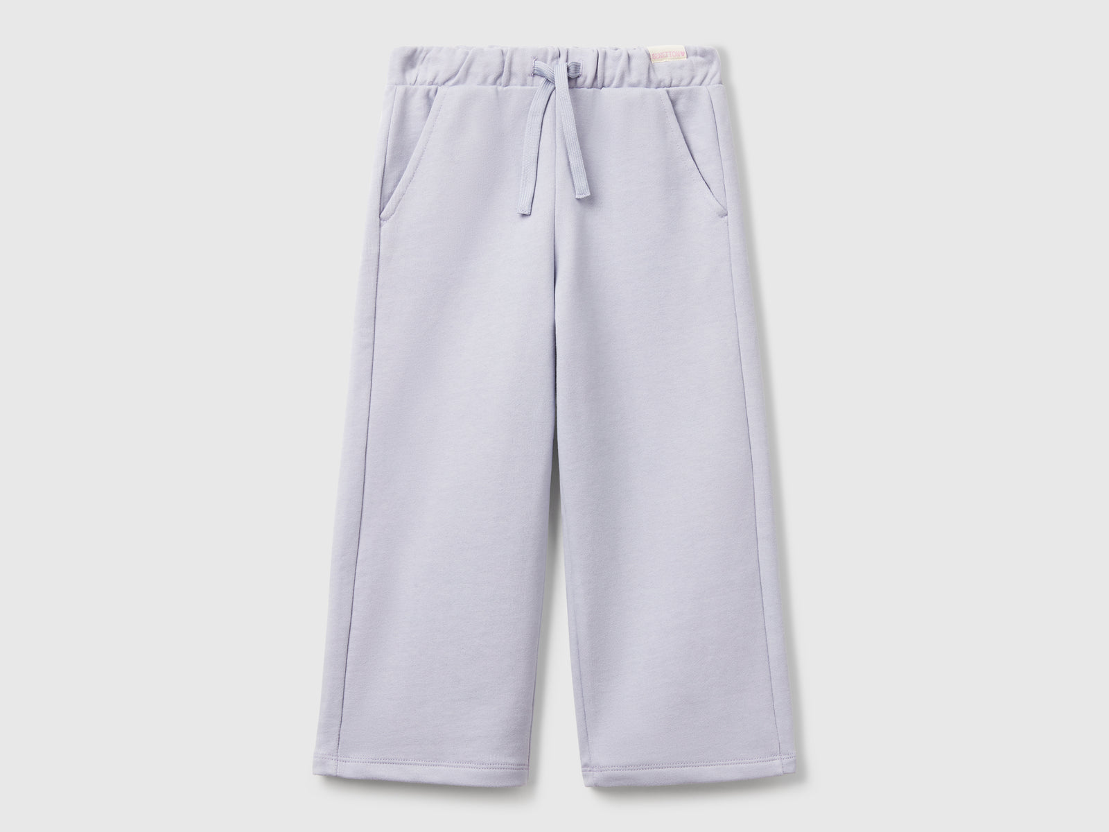 Pantaloni wide fit da bimba pervinca | Benetton Outlet