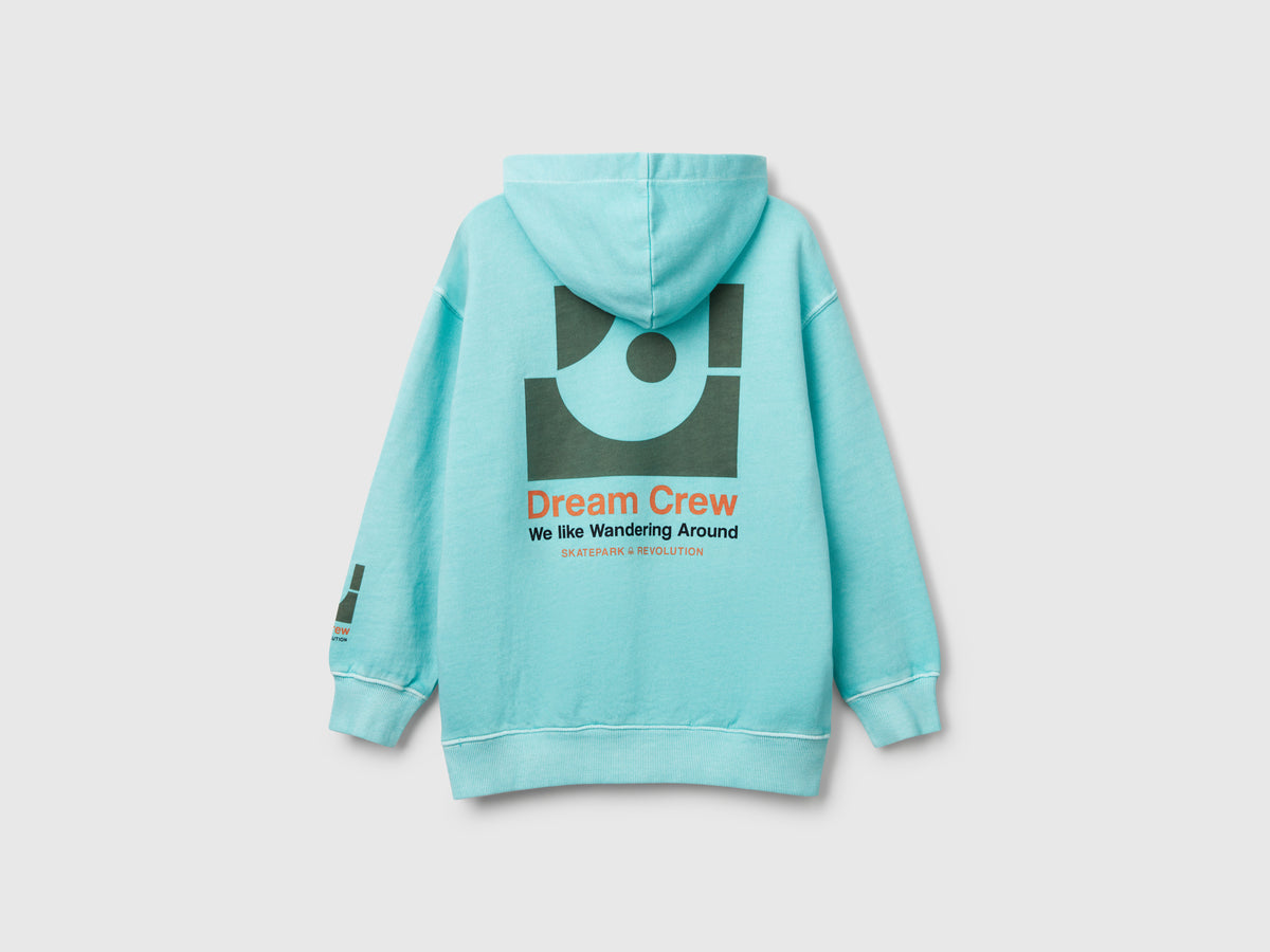 Felpa oversize con stampa