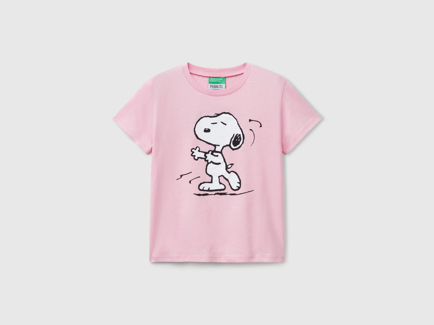 T-shirt Snoopy ©Peanuts da bambina rosa | Benetton Outlet