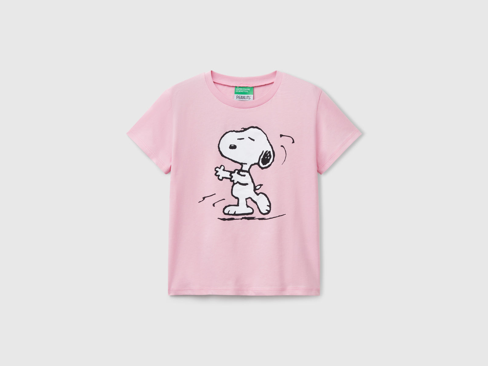 T-shirt Snoopy ©Peanuts da bambina rosa | Benetton Outlet
