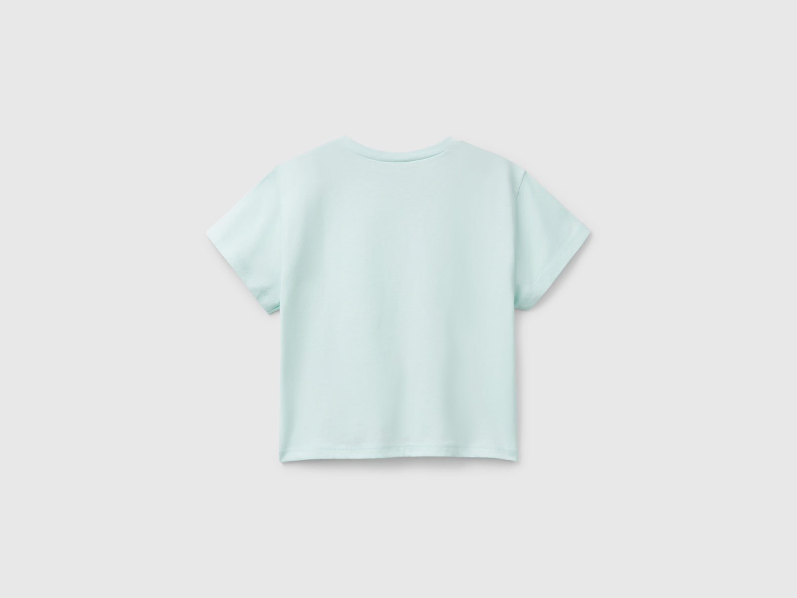 T-shirt girocollo Snoopy ©Peanuts da bimba verde acqua 2 | Benetton Outlet