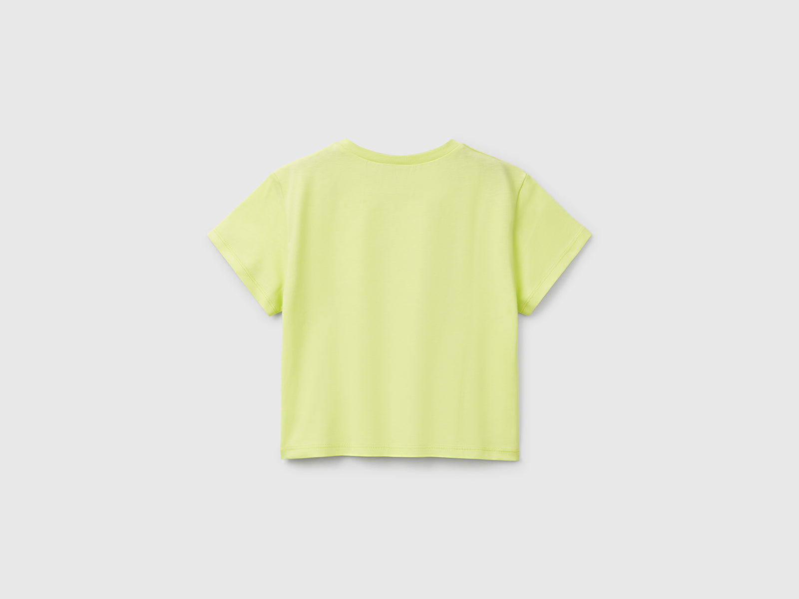 T-shirt girocollo Snoopy ©Peanuts da bimba giallo 2 | Benetton Outlet
