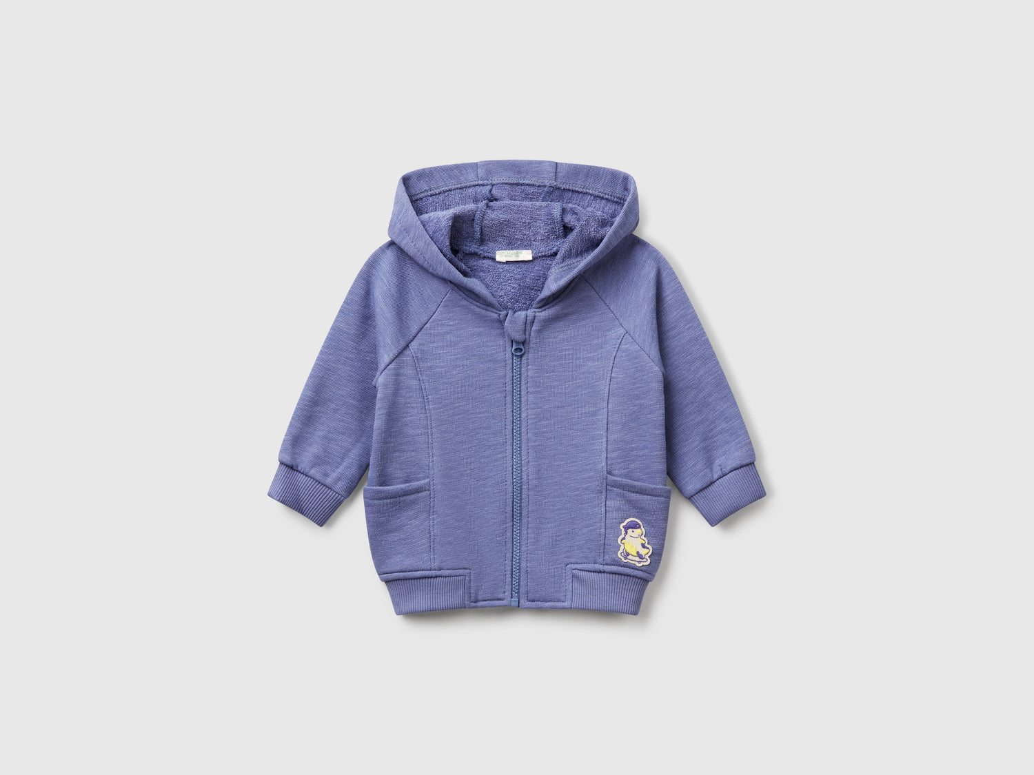 Felpa in spugna da neonato blu | Benetton Outlet