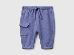 Pantaloni in spugna con taschino