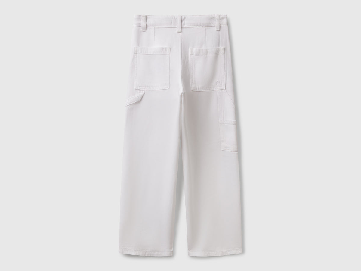 Pantaloni fluidi stile worker