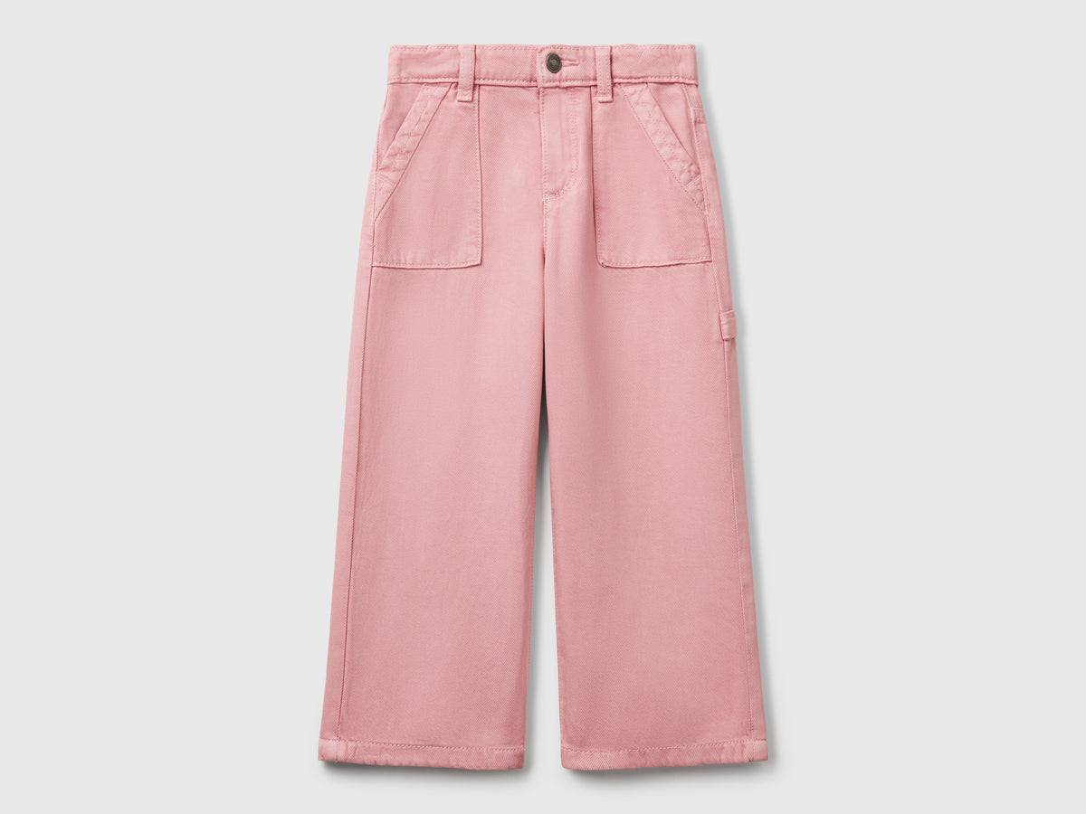 Pantaloni fluidi con gamba dritta
