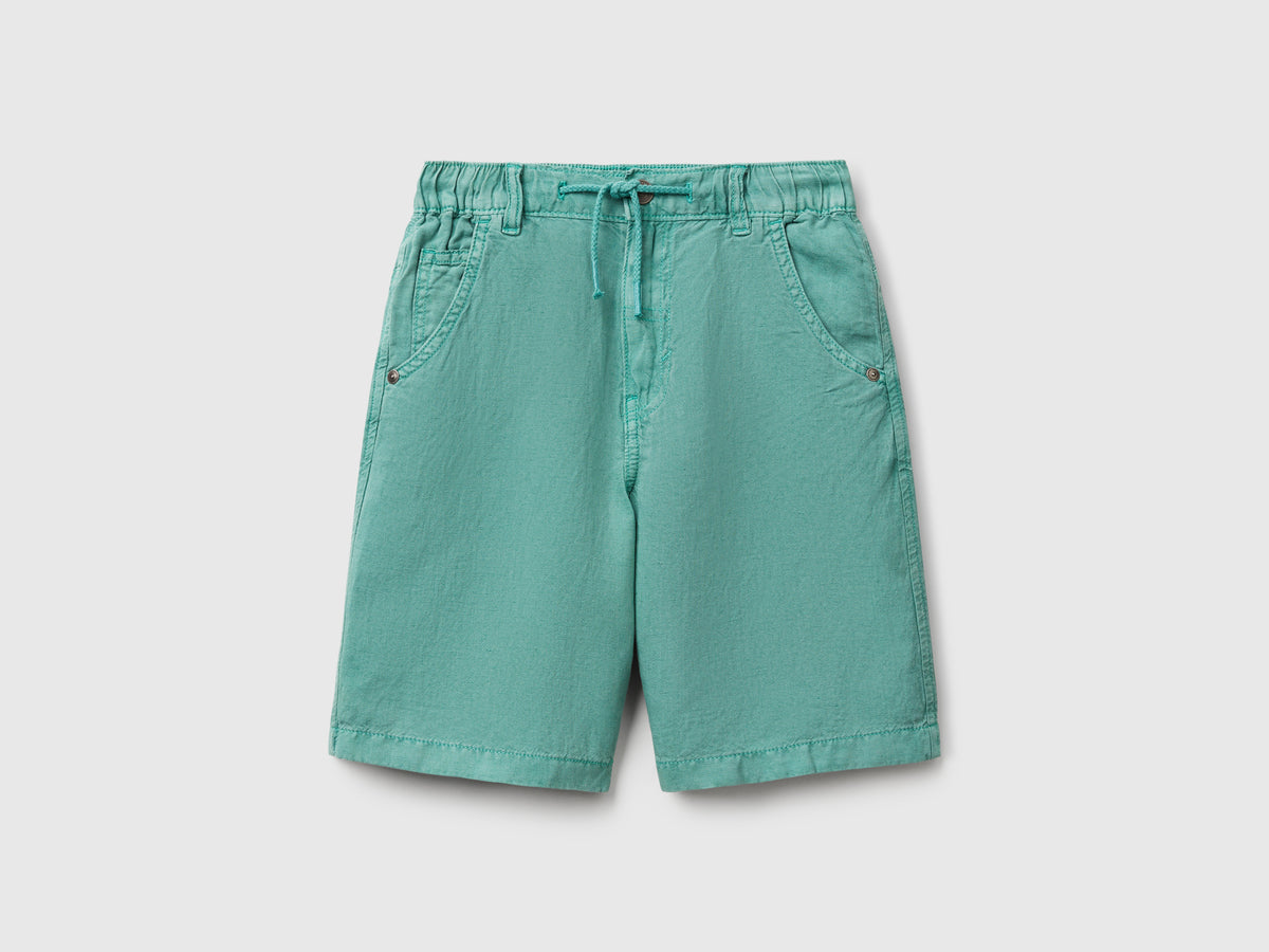 Bermuda in misto lino