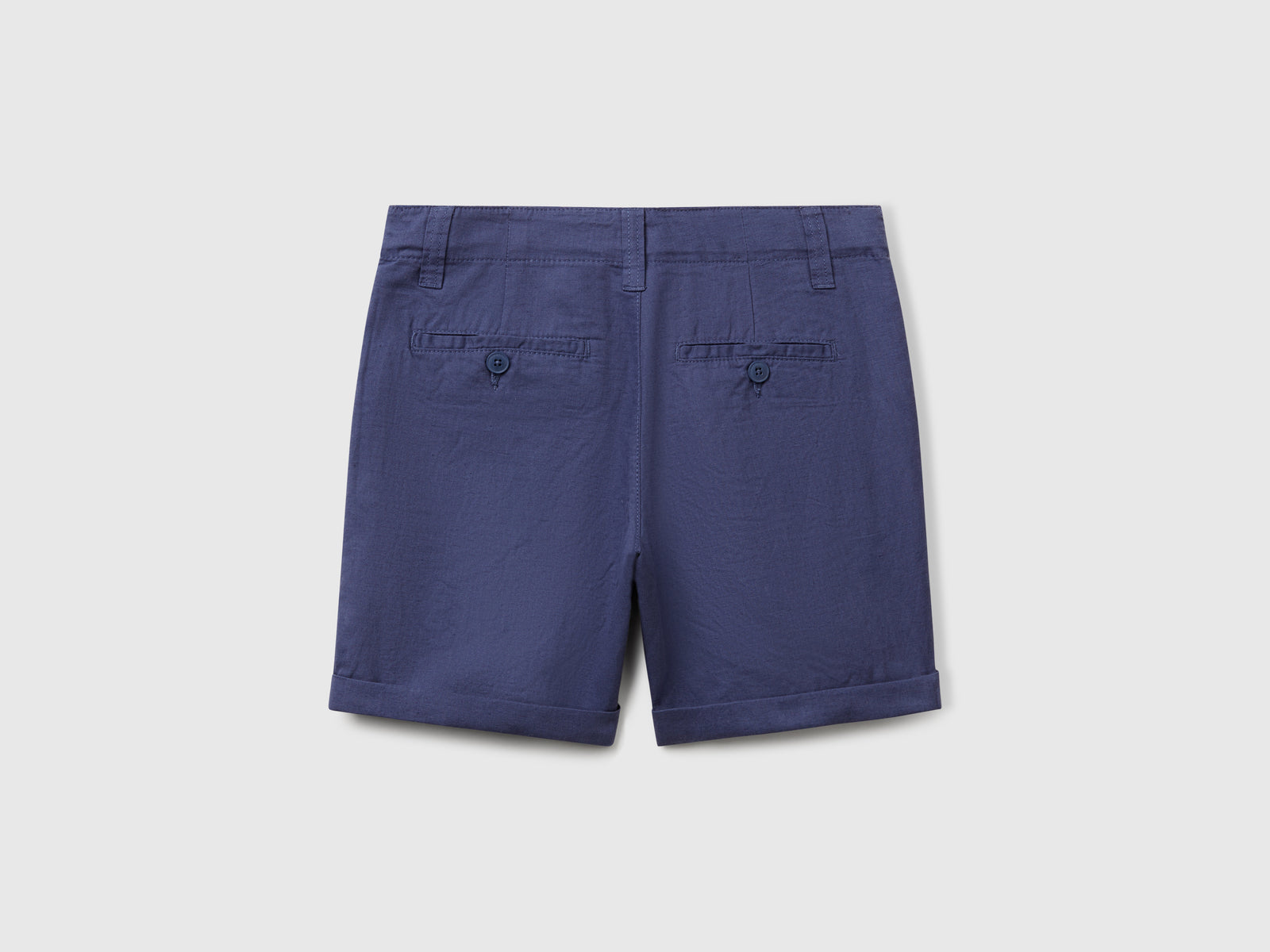 Bermuda chino in misto lino da bambino avio 2 | Benetton Outlet