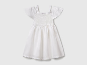 Vestito in misto lino