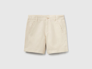 Shorts in misto lino