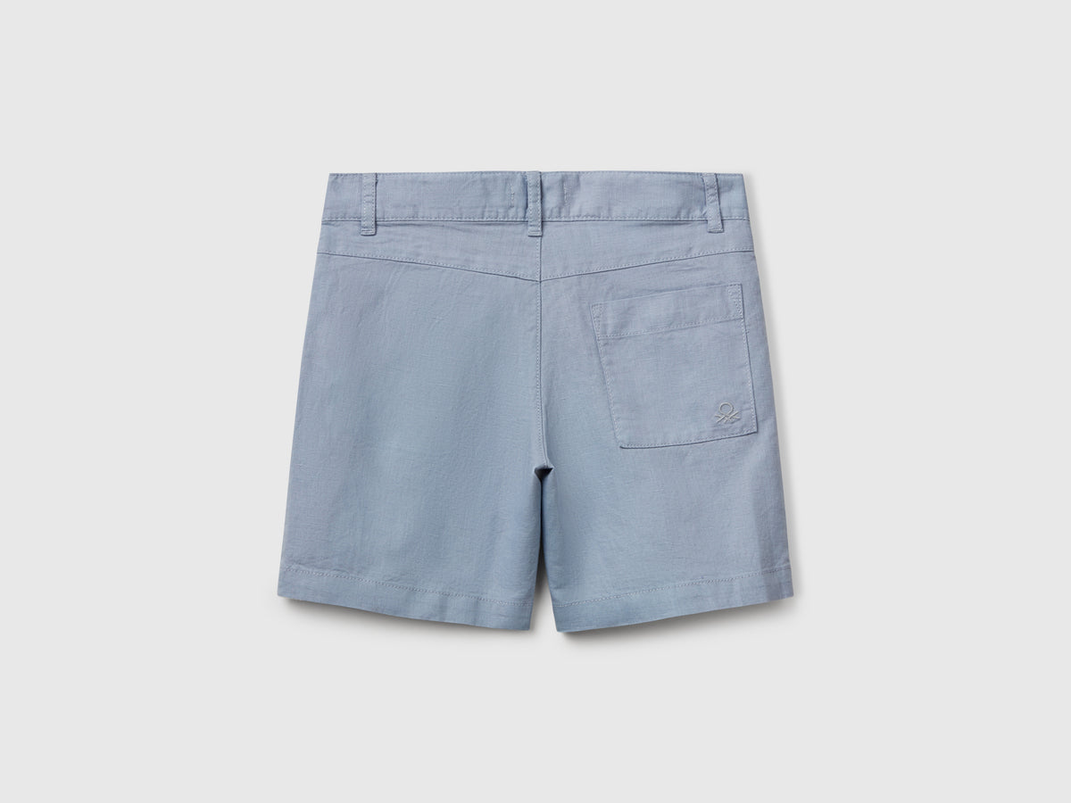 Shorts in misto lino