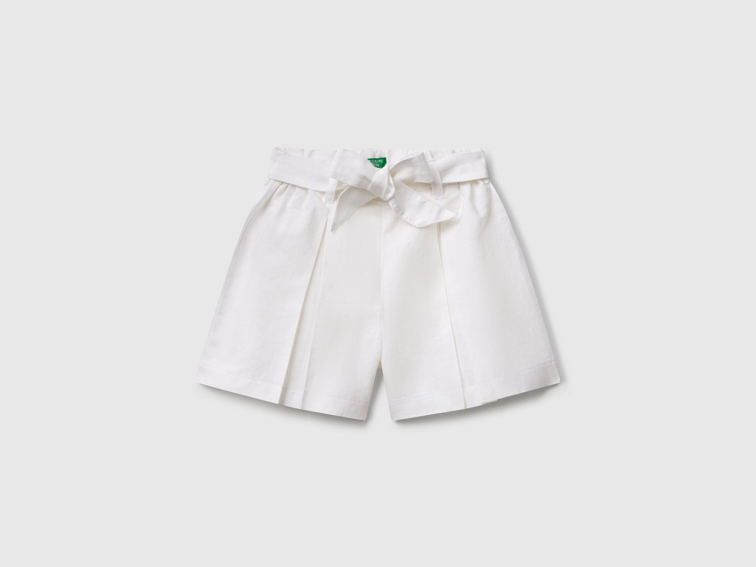 Bermuda con fusciacca da bimba bianco | Benetton Outlet