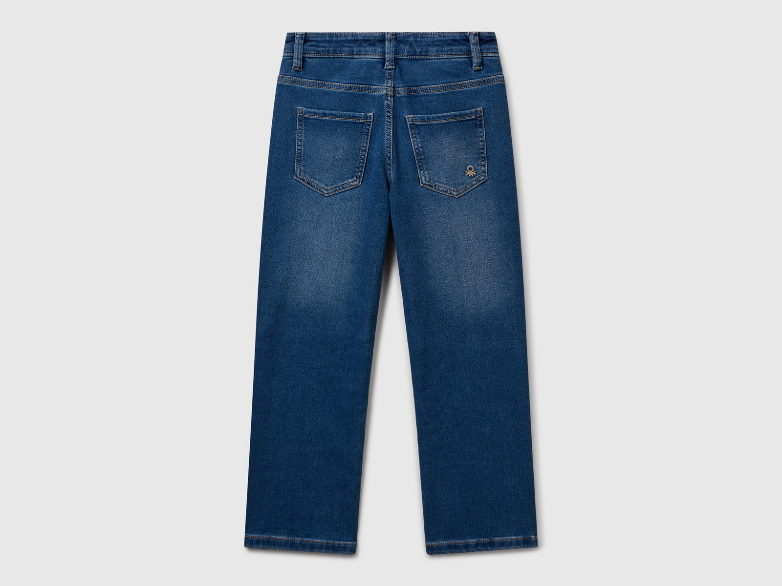Jeans straight da bambino blu 2 | Benetton Outlet