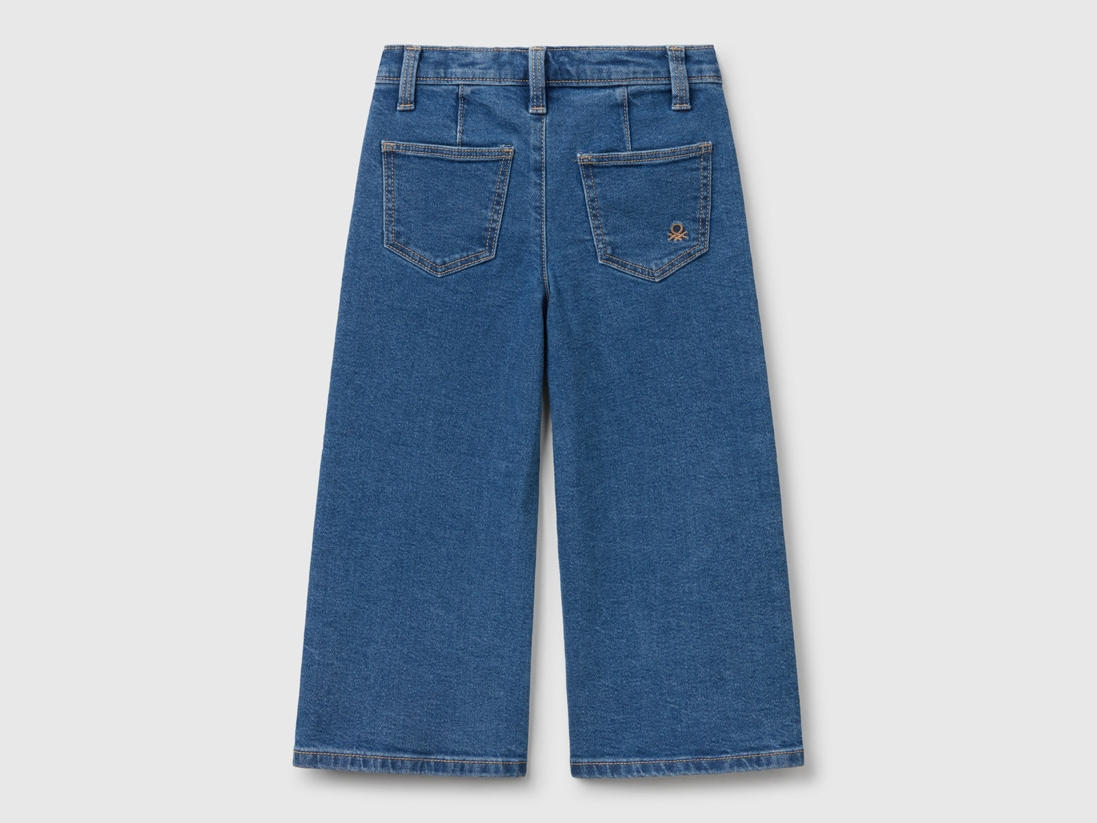 Jeans in misto cotone da bimba blu 2 | Benetton Outlet