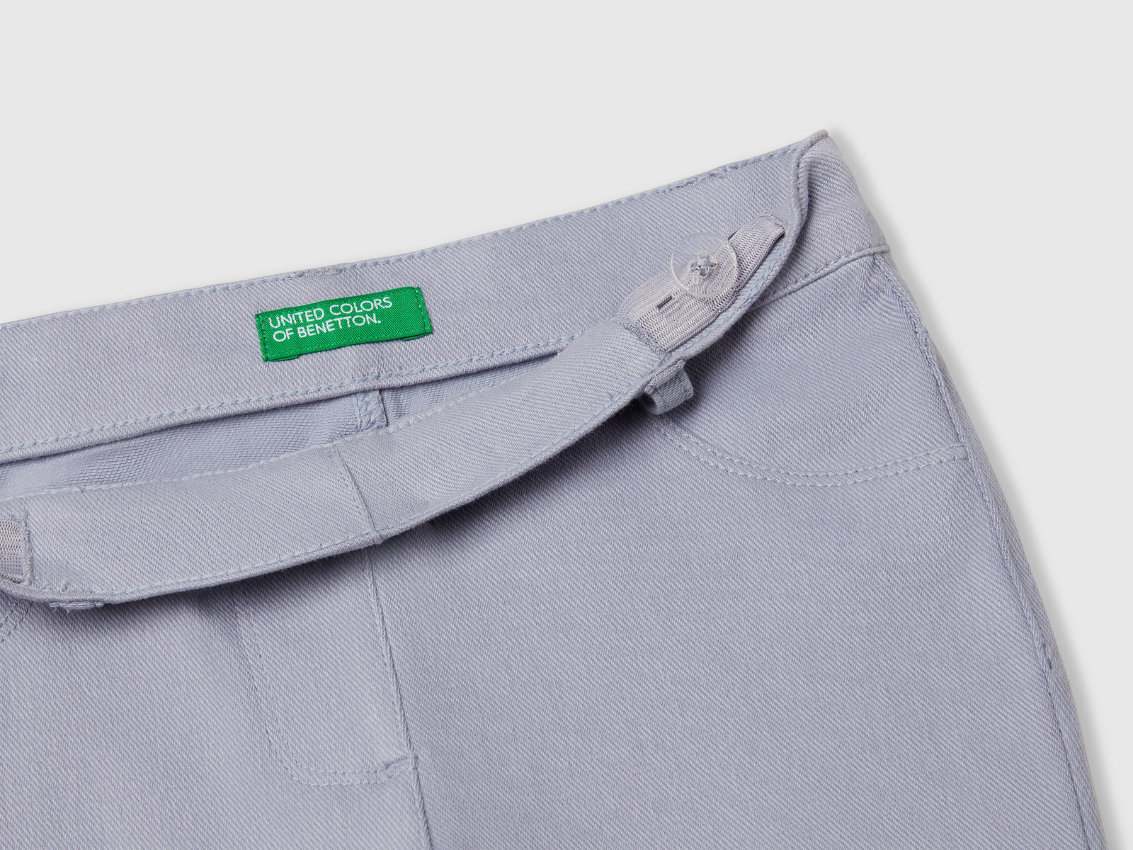 Pantaloni skinny fit da bimba pervinca 3 | Benetton Outlet