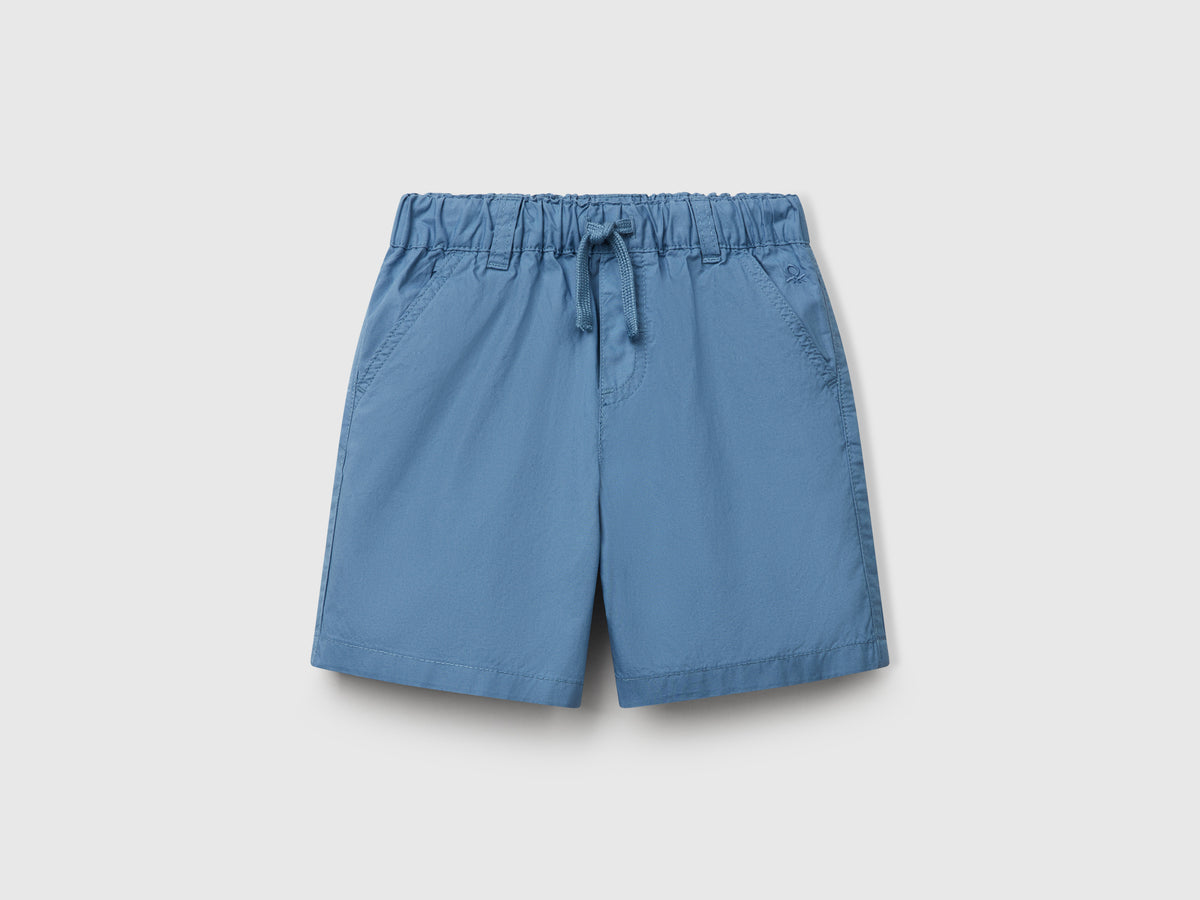 Shorts 100% cotone con coulisse