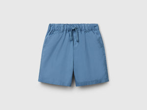 Shorts 100% cotone con coulisse