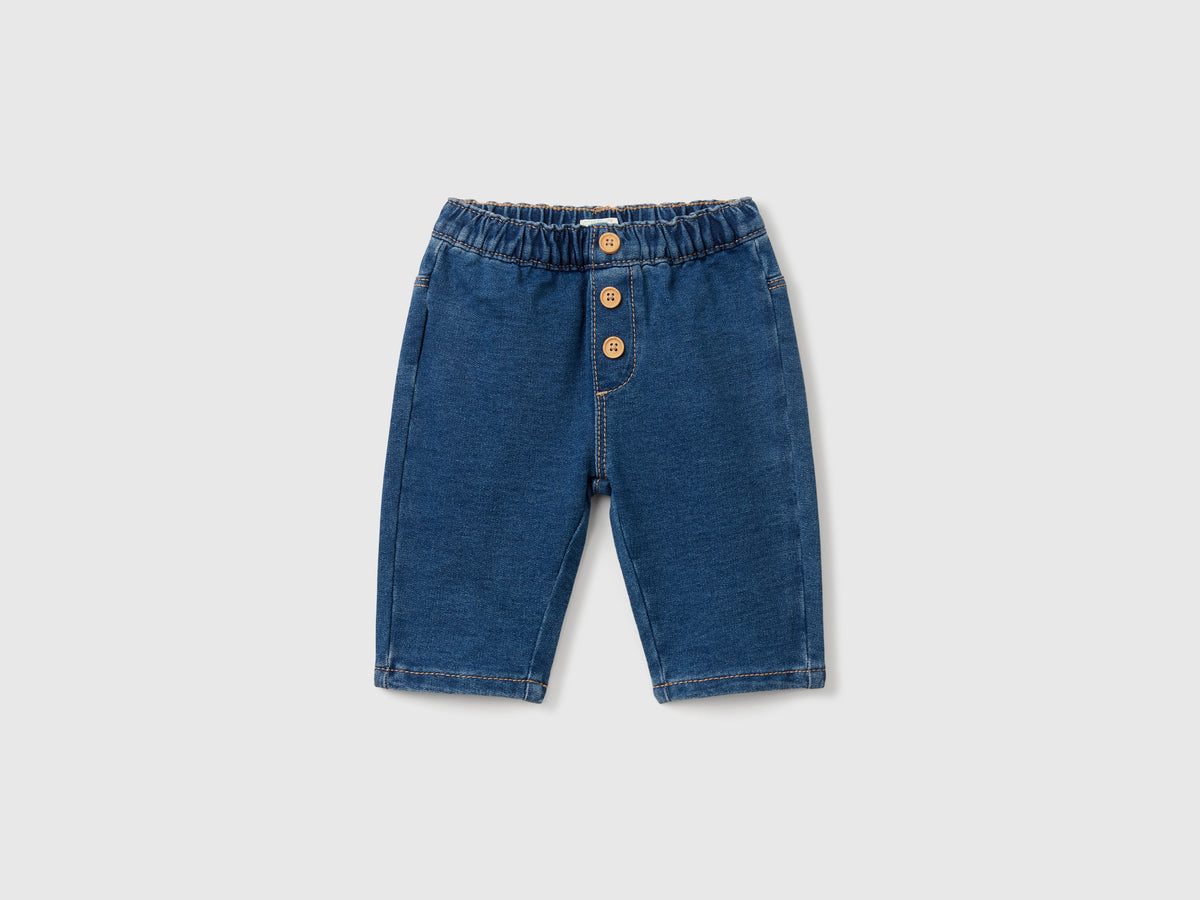 Pantaloni effetto denim