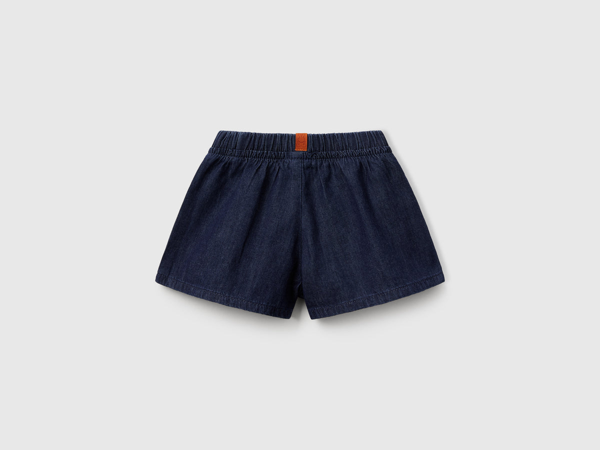 Gonna pantalone in chambray