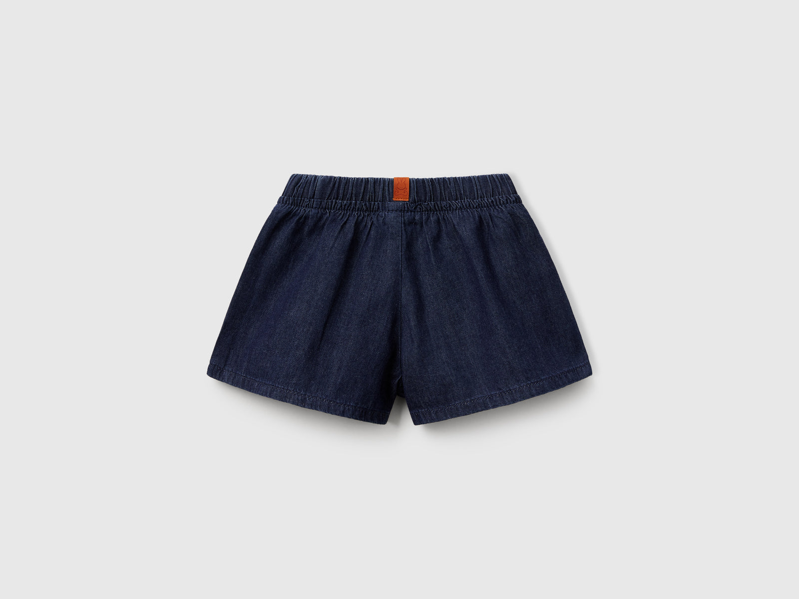 Gonna pantalone in chambray da neonato blu scuro 2 | Benetton Outlet
