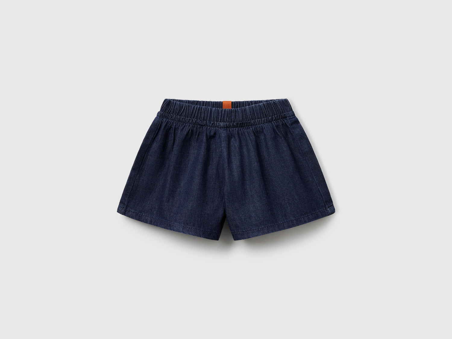 Gonna pantalone in chambray da neonato blu scuro | Benetton Outlet