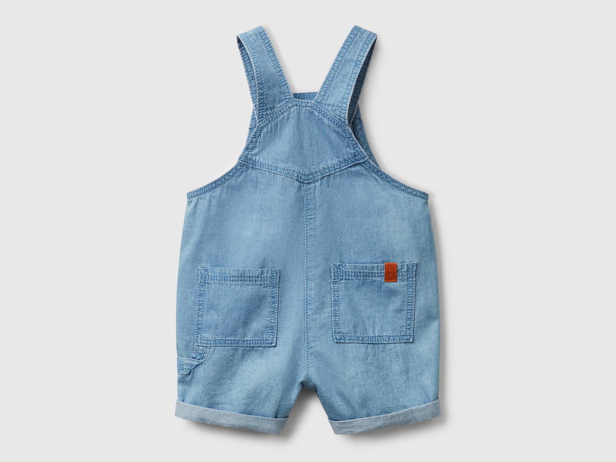 Salopette in chambray