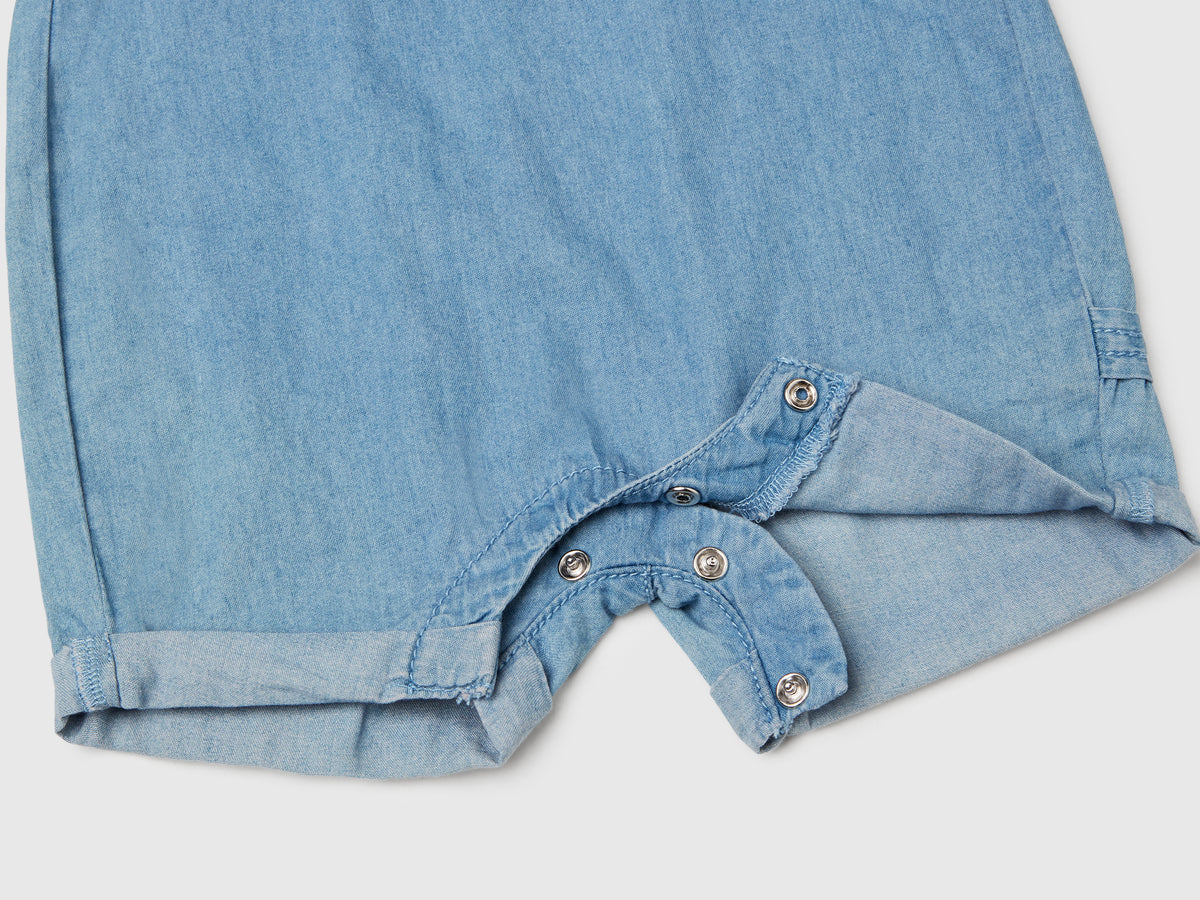 Salopette in chambray