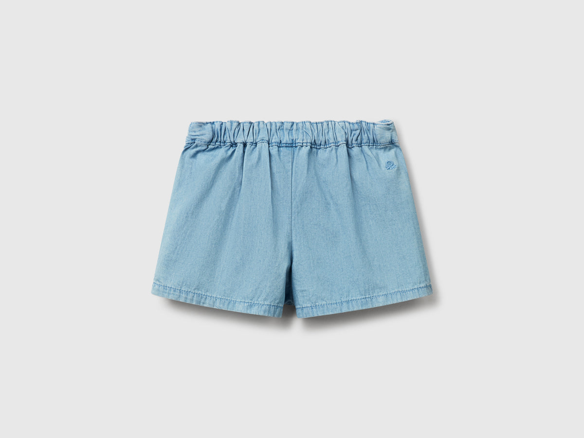 Gonna pantalone in chambray