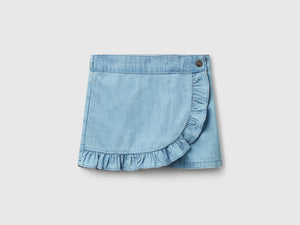 Gonna pantalone in chambray