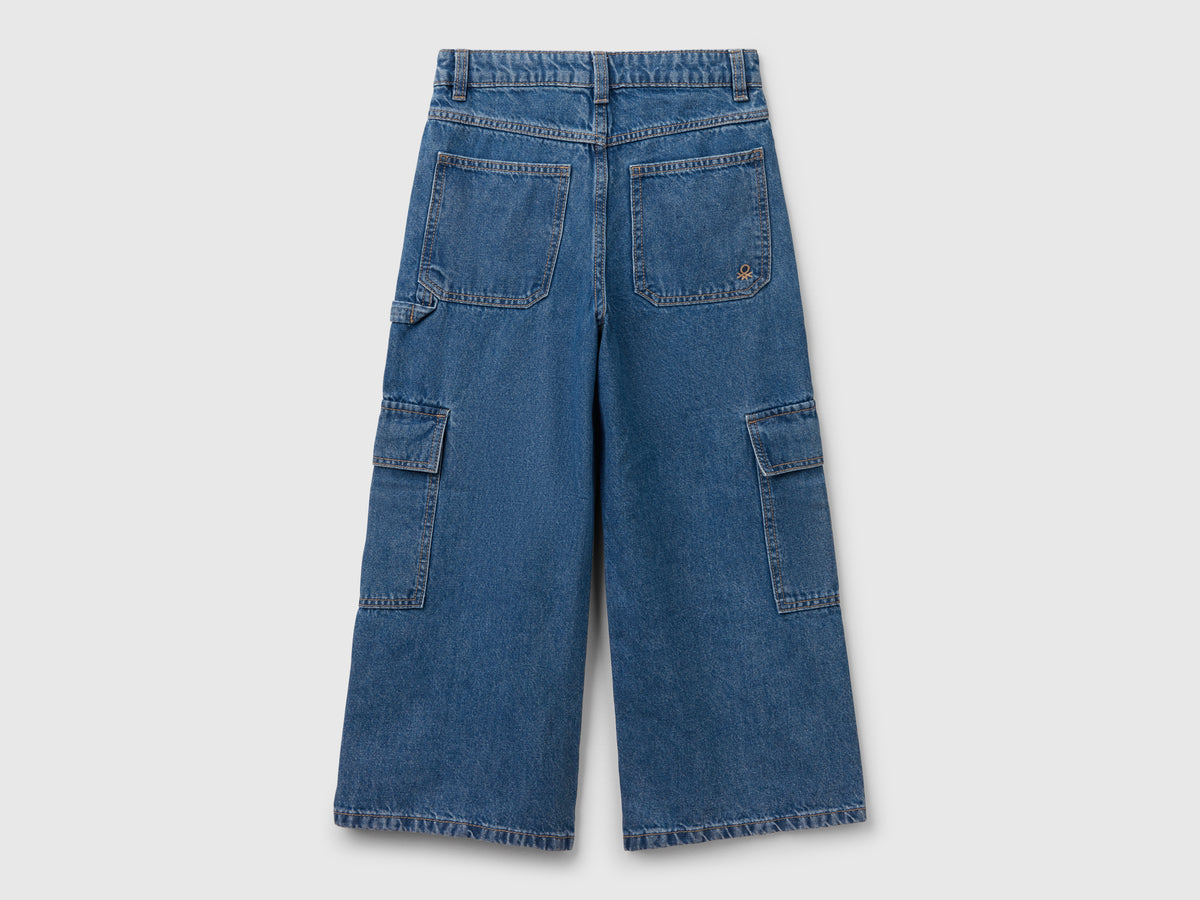 Jeans cargo wide fit