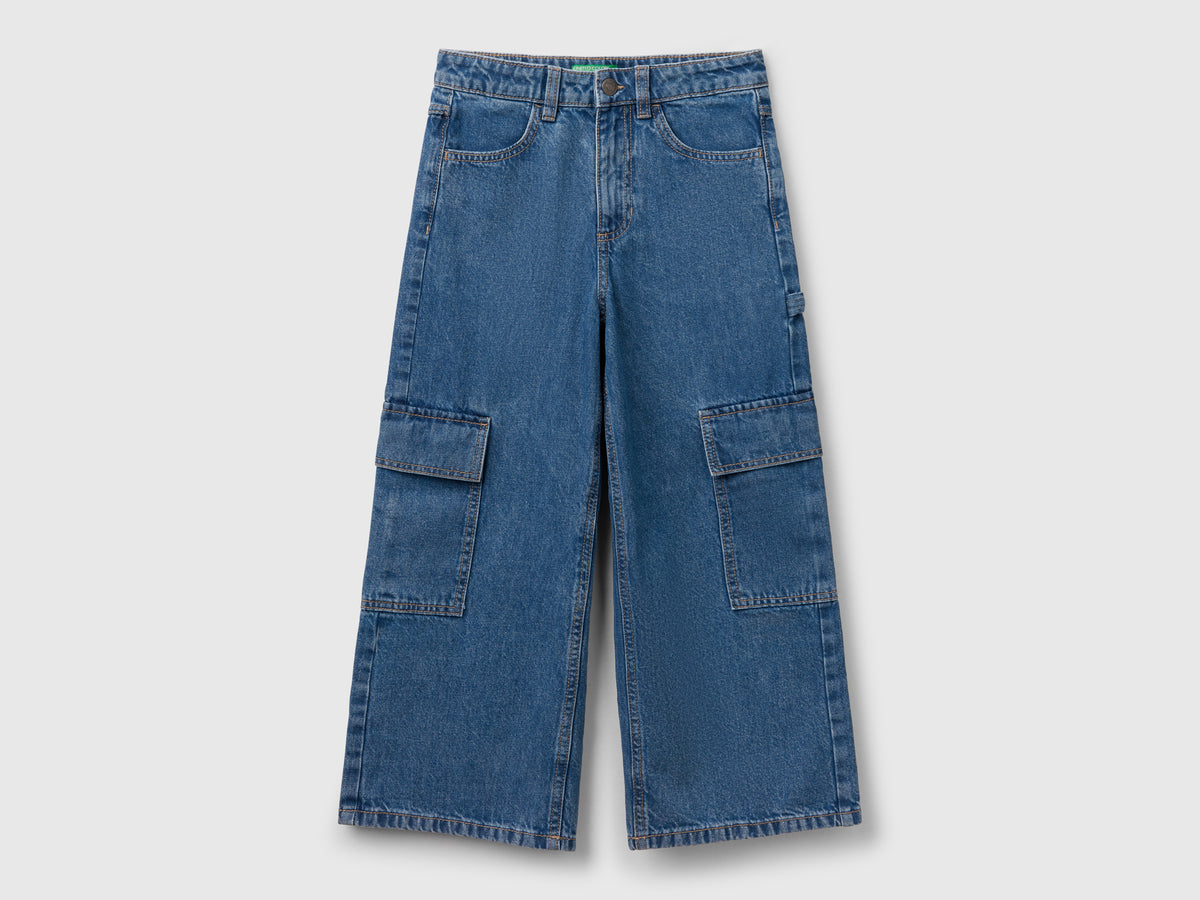 Jeans cargo wide fit