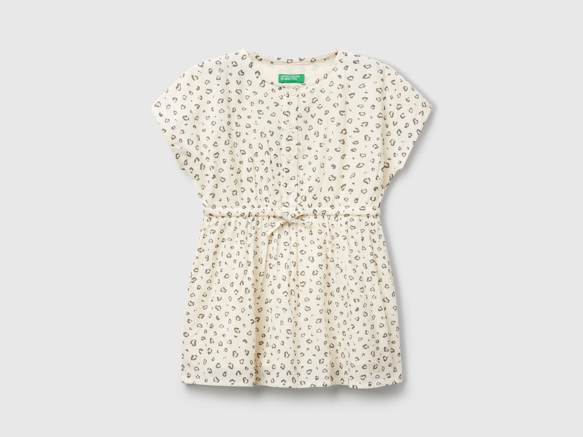Abito con stampa animalier
