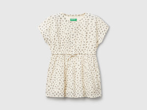Abito con stampa animalier