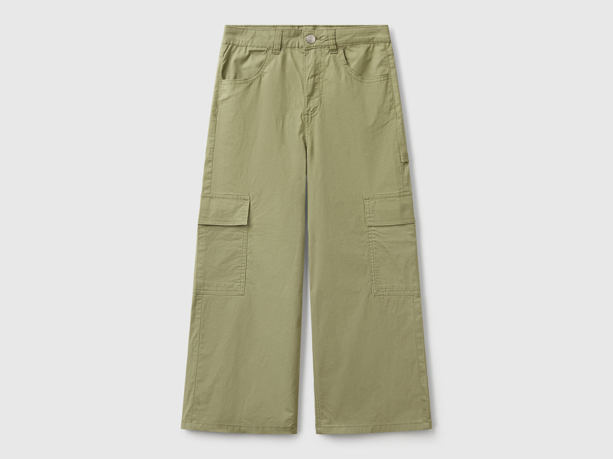 Pantaloni cargo wide fit