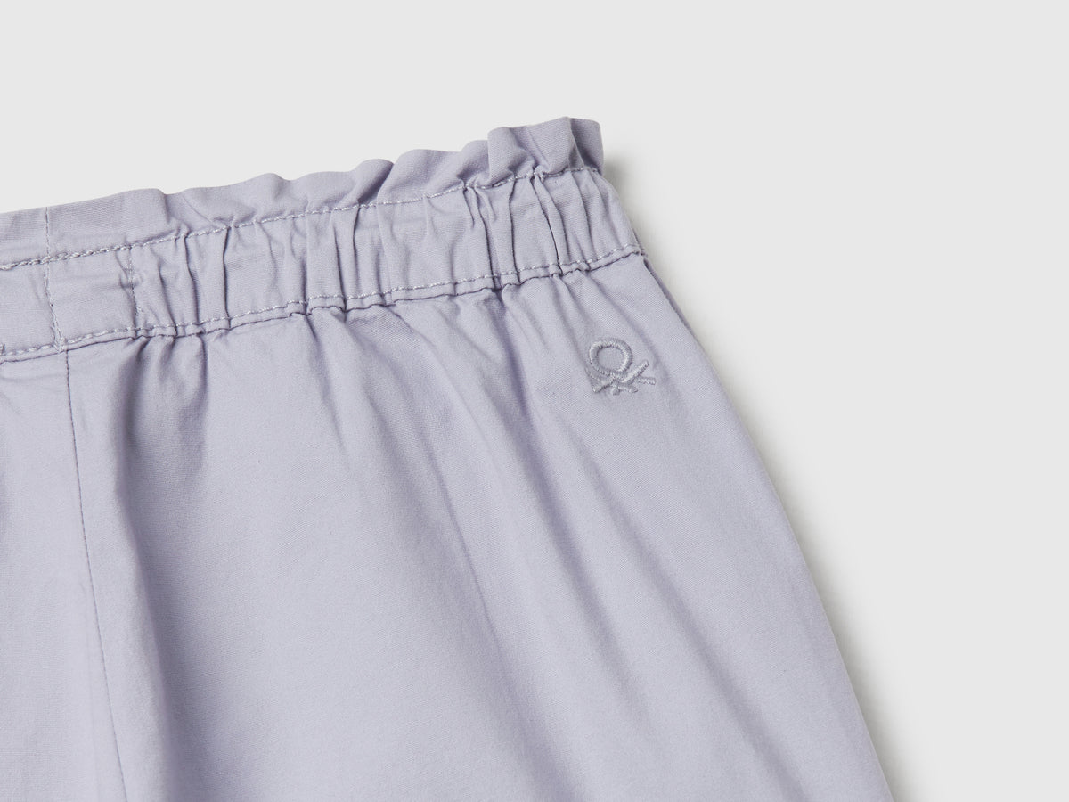 Pantaloni cargo in cotone stretch