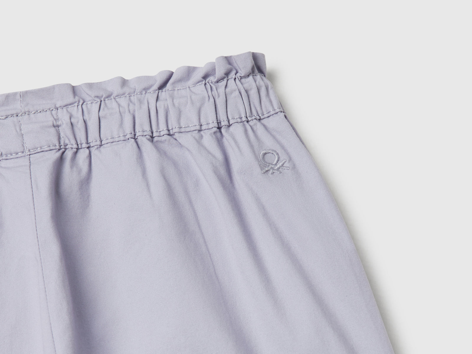 Pantaloni cargo in cotone stretch da bimba pervinca 3 | Benetton Outlet