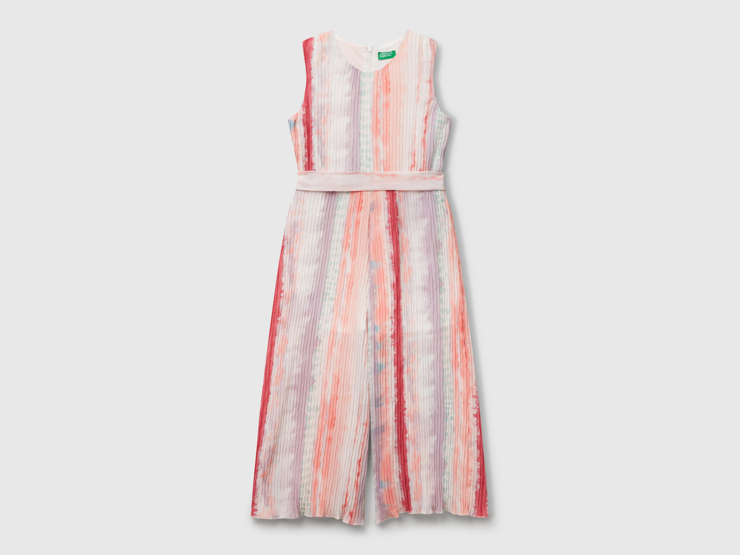 Tuta plissettata fantasia da bambina multi-color | Benetton Outlet