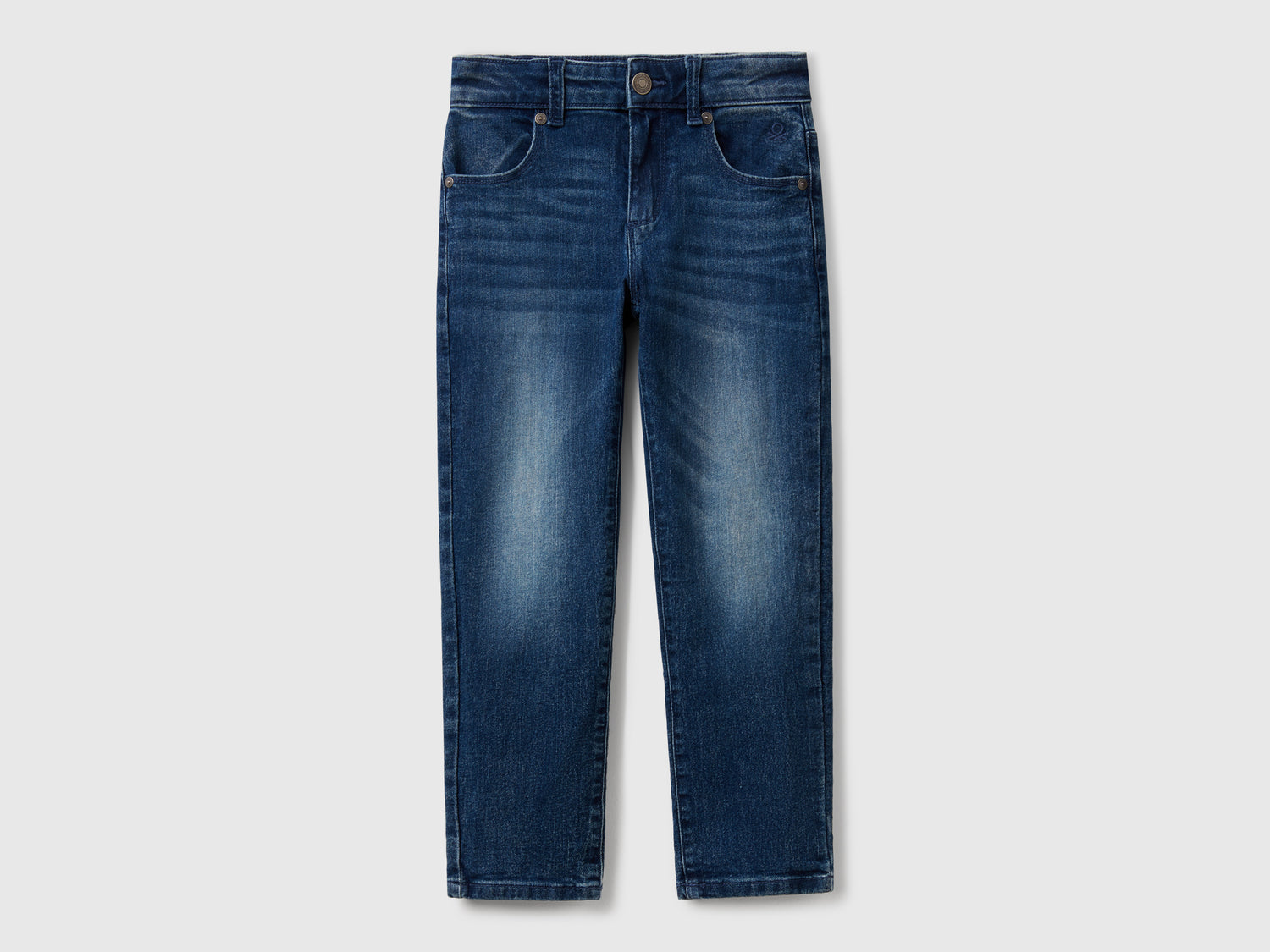 Jeans slim fit da bambina blu | Benetton Outlet