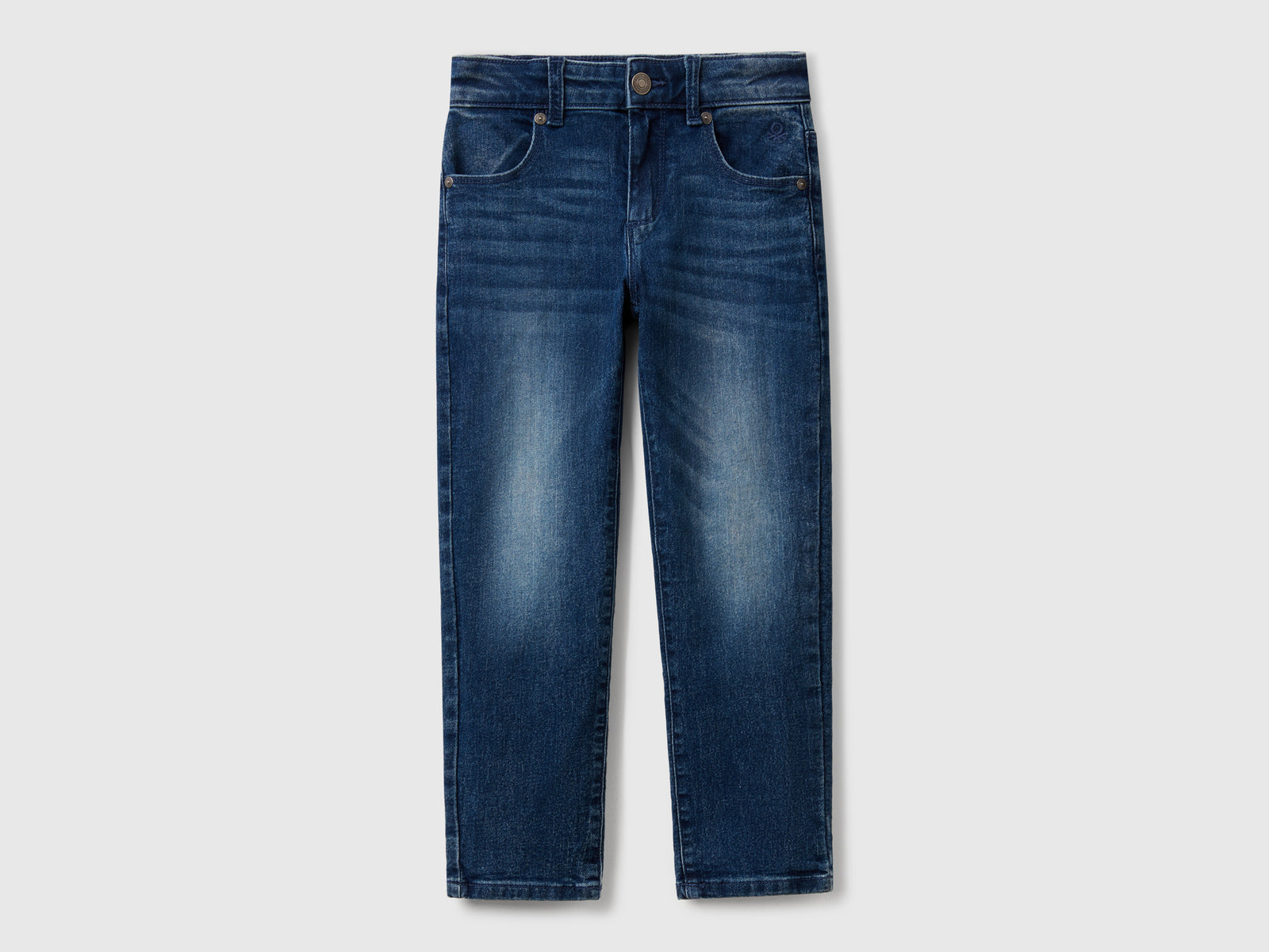 Jeans slim fit da bambina blu | Benetton Outlet