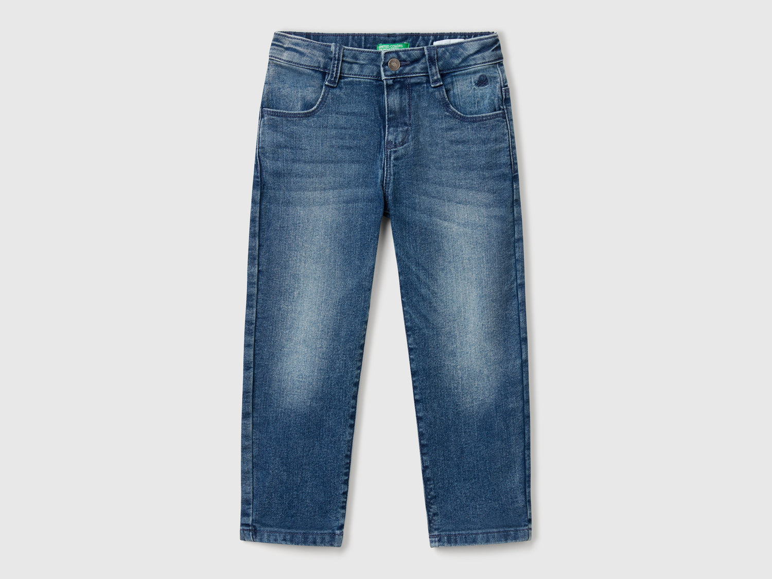 Jeans straight leg da bimba blu | Benetton Outlet