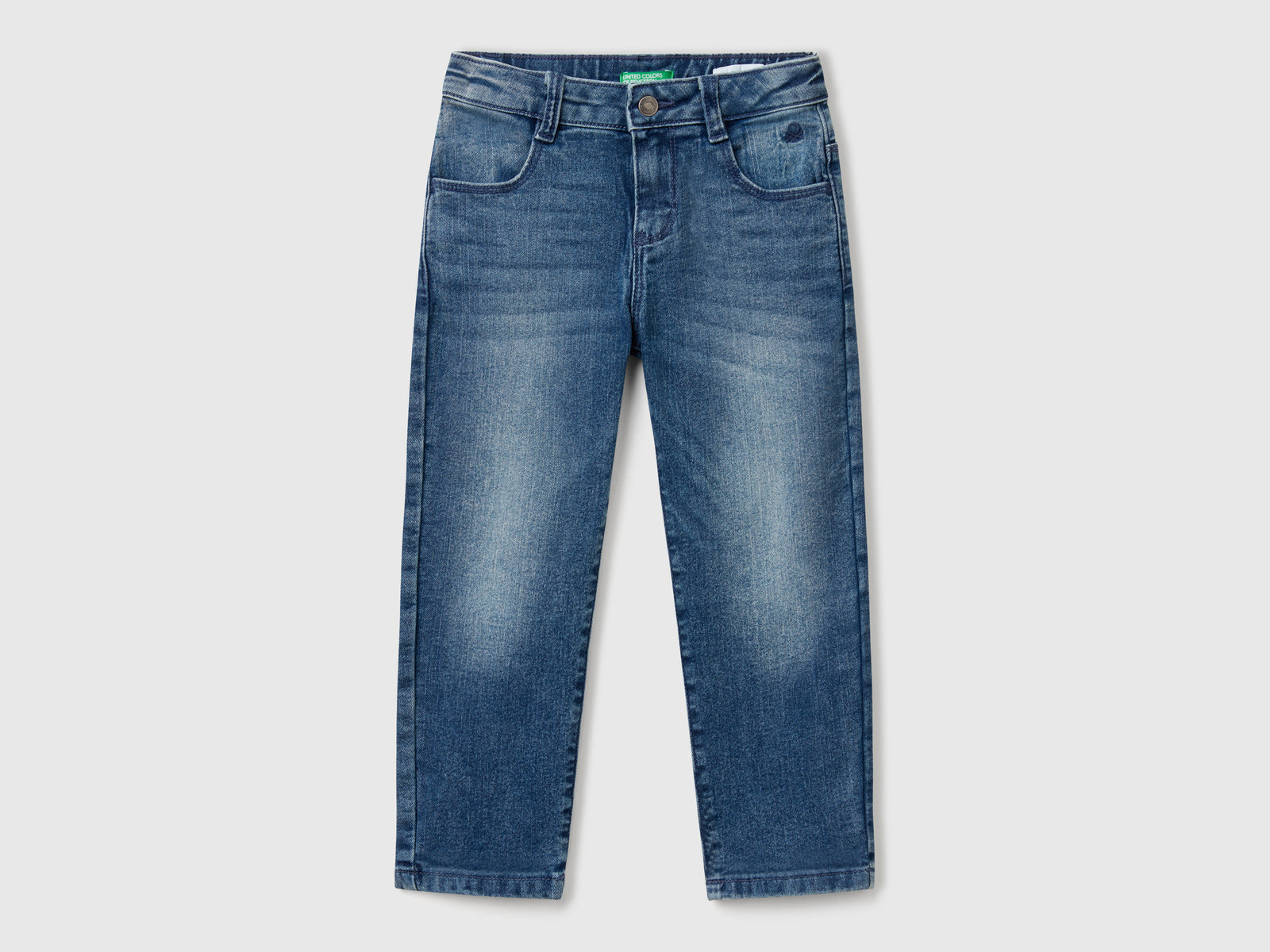 Jeans straight leg da bimba blu | Benetton Outlet