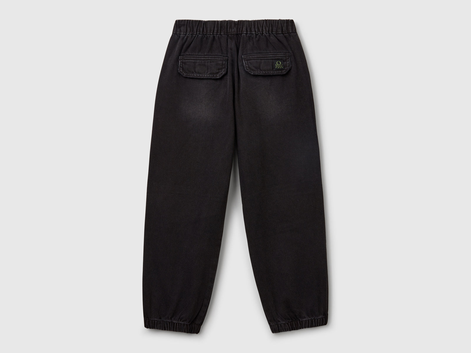 Jeans parachute da bambino nero 2 | Benetton Outlet
