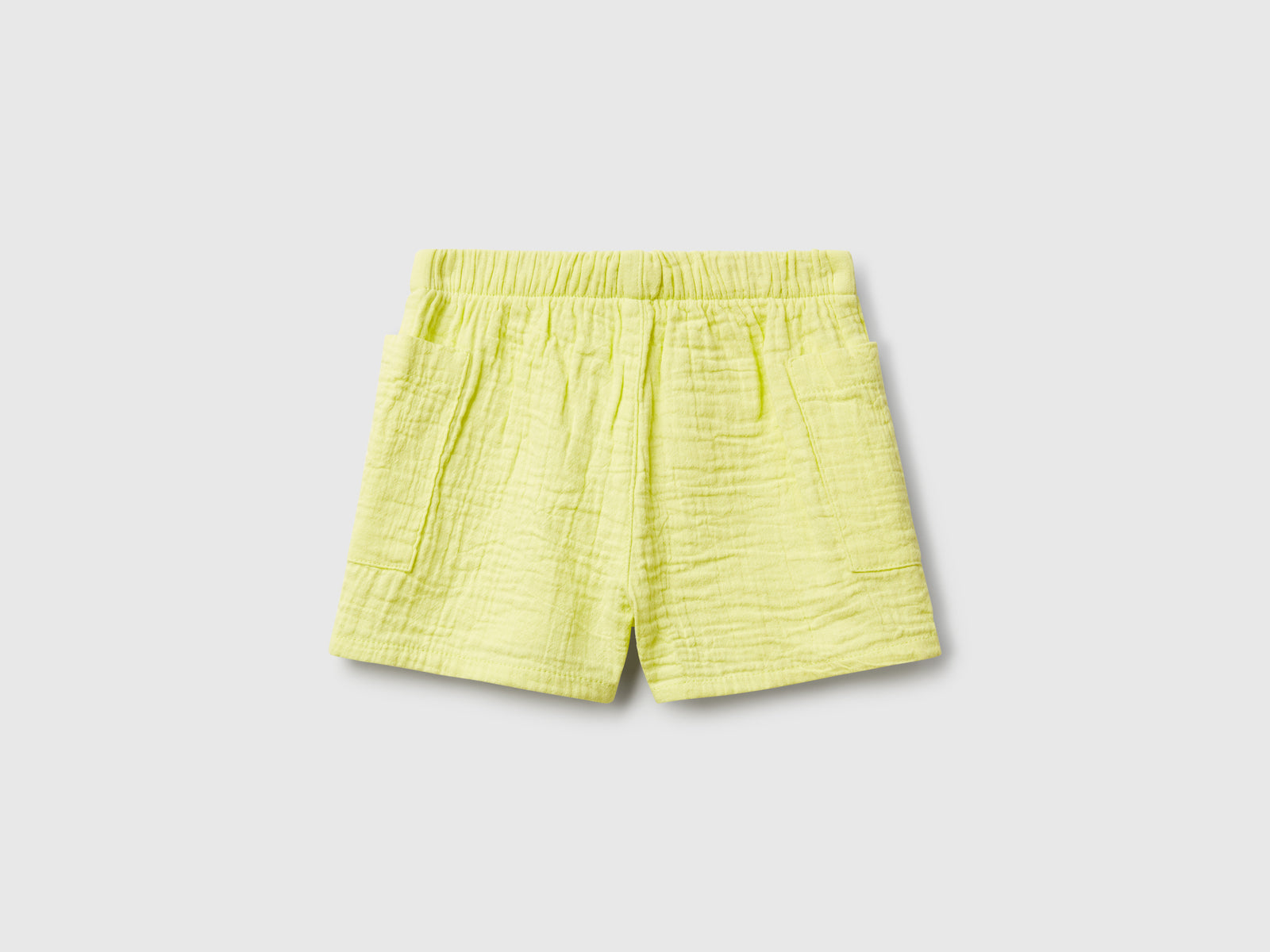 Shorts con tasche da neonato lime 2 | Benetton Outlet