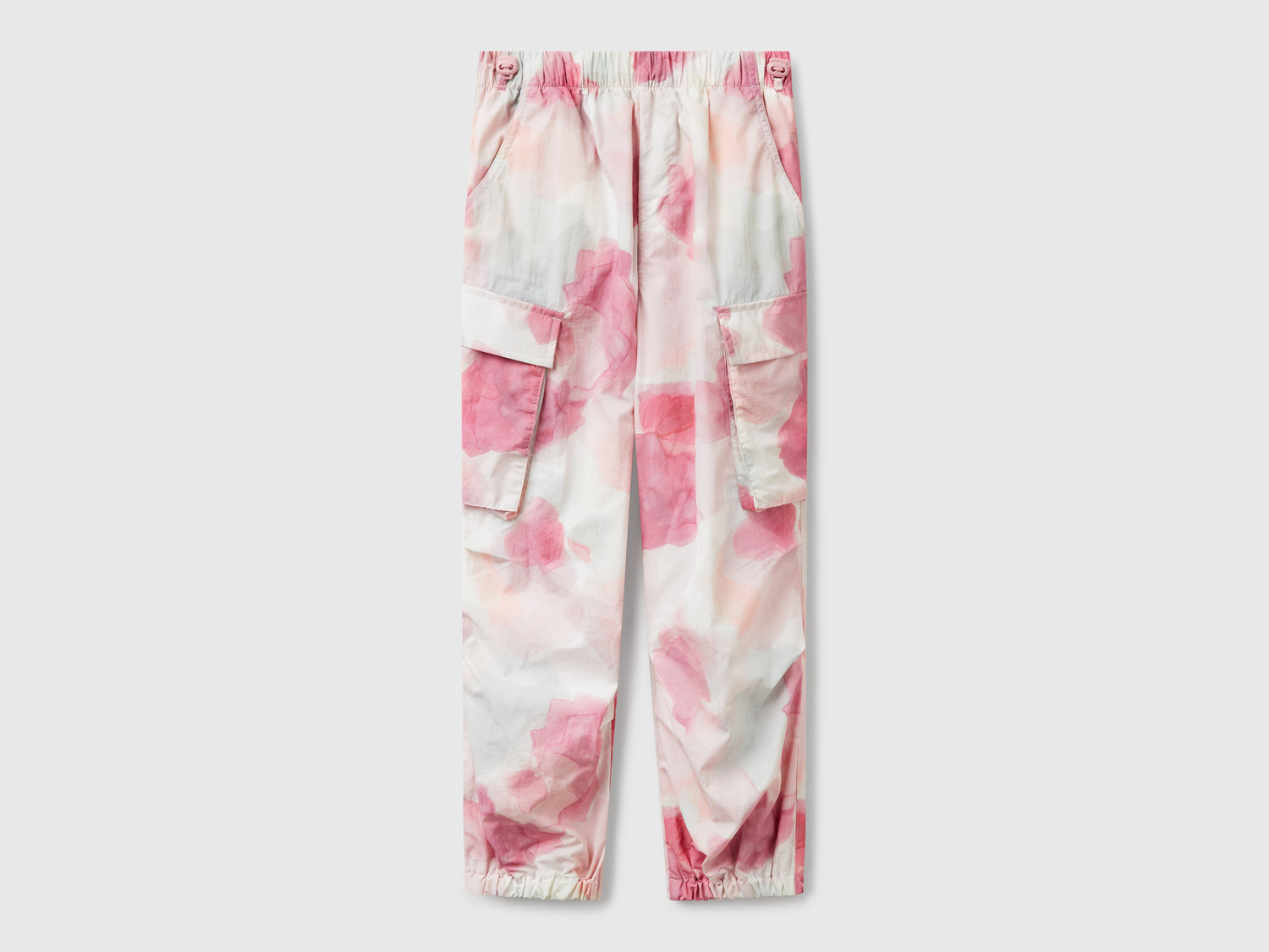 Pantaloni parachute con stampa fantasia da bambina multi-color | Benetton Outlet