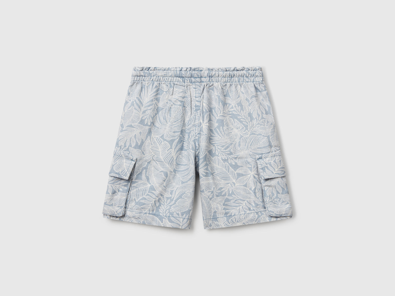 Bermuda cargo con stampa tropicale da bimbo avio 2 | Benetton Outlet