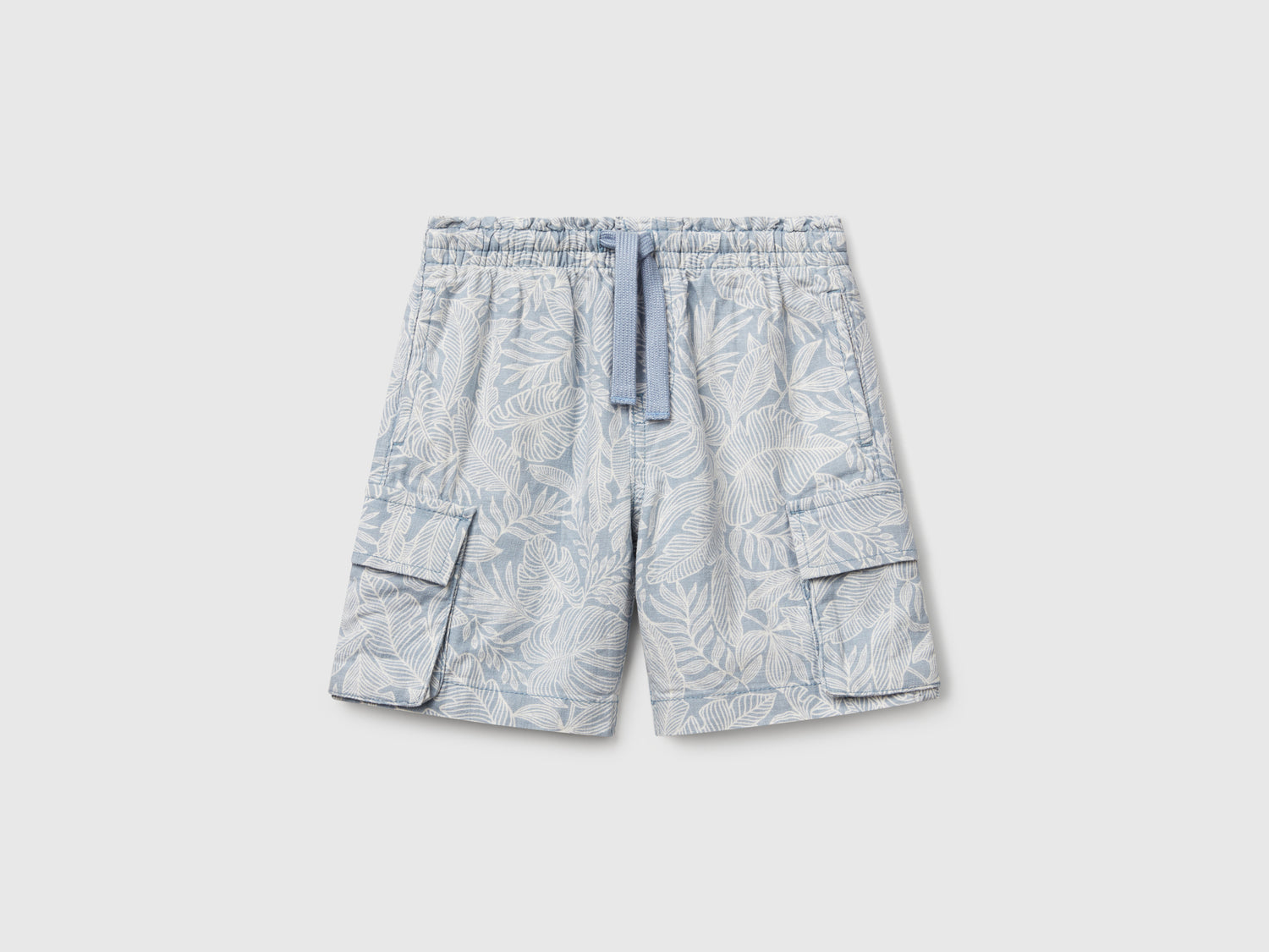 Bermuda cargo con stampa tropicale da bimbo avio | Benetton Outlet