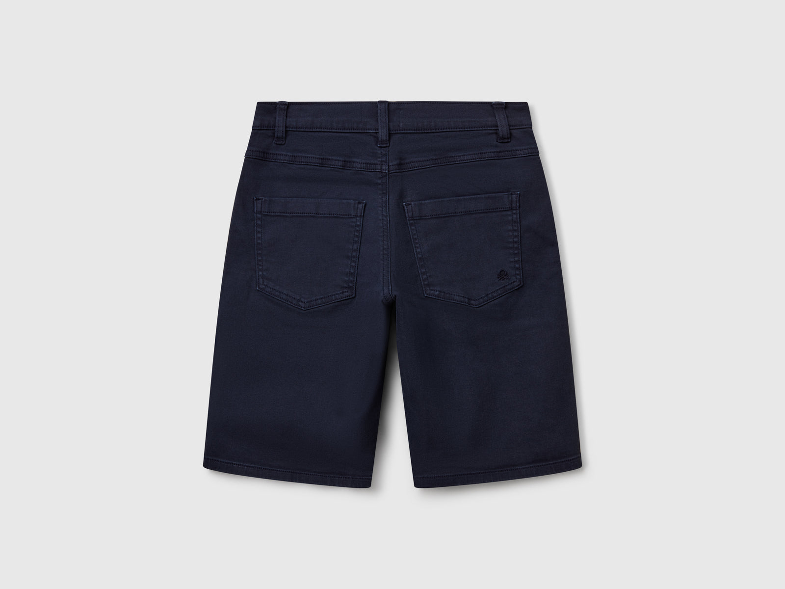 Bermuda regular fit effetto denim da bambino blu scuro 2 | Benetton Outlet
