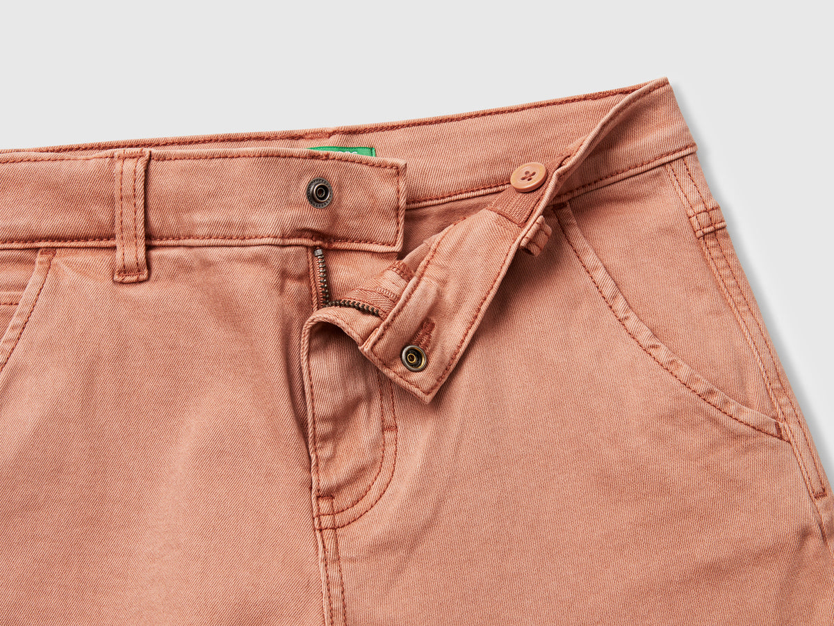 Bermuda regular fit effetto denim