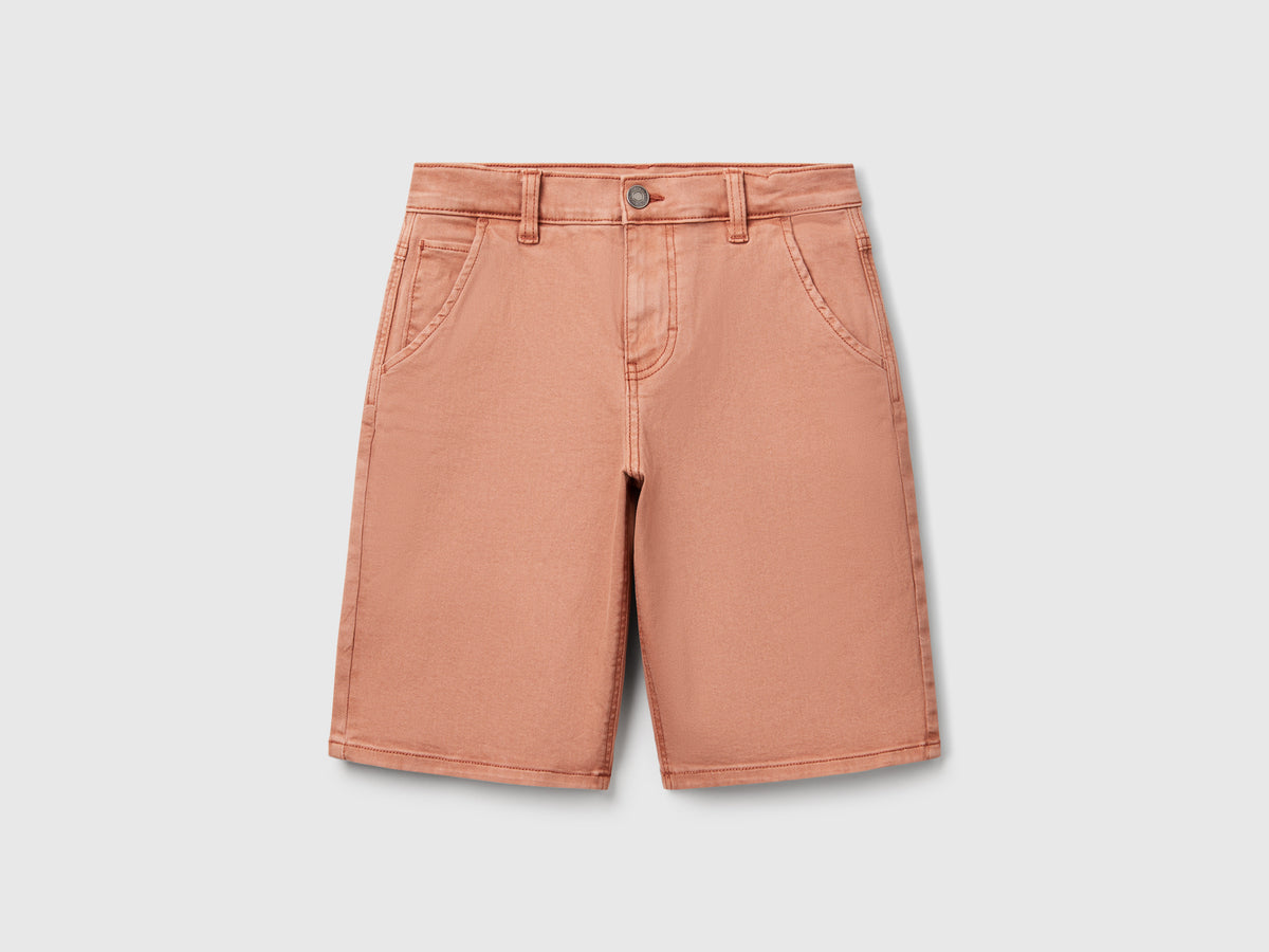 Bermuda regular fit effetto denim